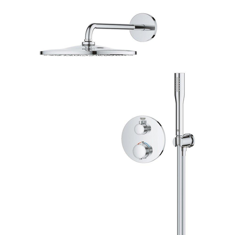 Grohe QuickFix Precision Thermostat Perfect Inbouw Douchesysteem - Vitalio Rain Mono 310 hoofddouche - chroom SW1120179