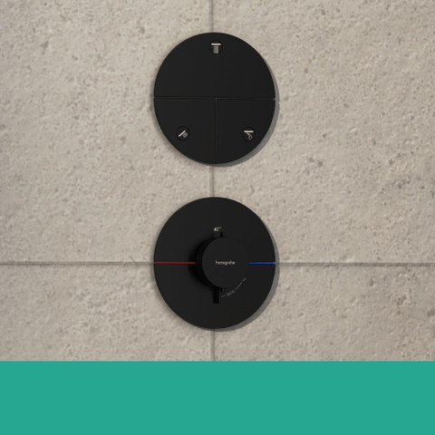Hansgrohe Showerselect Comfort S Thermostat encastré mat noir SW917890
