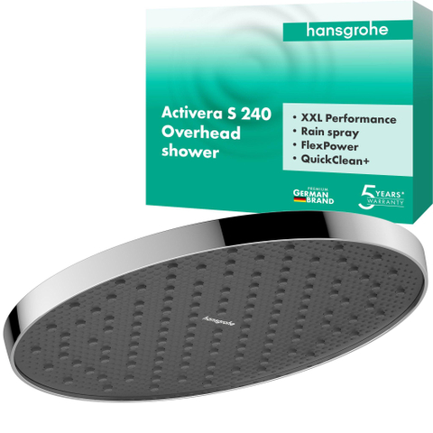 Hansgrohe Activera Q douche de tête - 24cm - rond - chromé SW1566605