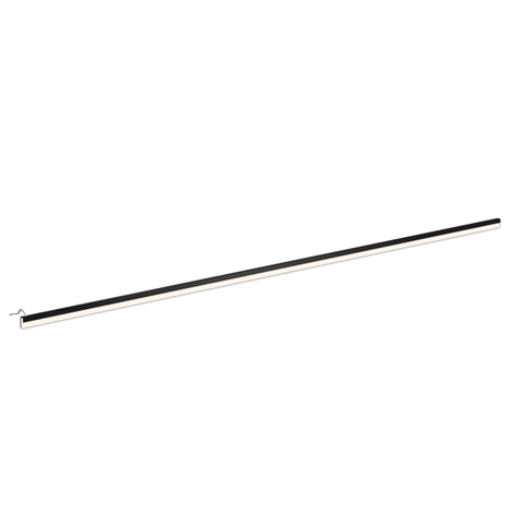 INK LED line Barre d'éclairage - 160x2.5x1cm - LED couleur changeante - dimmable - IP44 - 4200K - pour miroir ou armoire de toilette - noir mat SW699433