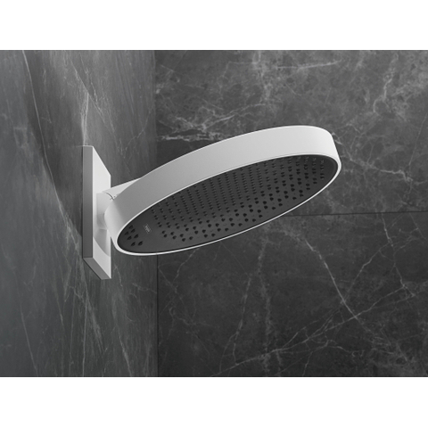 Hansgrohe RainFinity PowderRain - hoofddouche 360 - 3jet - met douchearm 10-30° verticaal kantelbaar - diameter 36cm - mat wit SW358868
