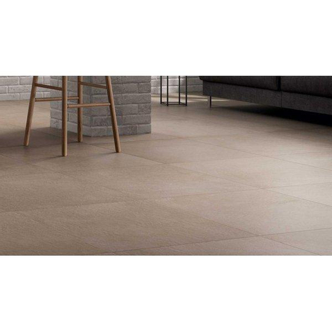 ÉCHANTILLON Ceralto Minuta R11 Carreau de sol et de mur 60x60cm 9.5mm rectifié R9 grès cérame Tortora SW976616