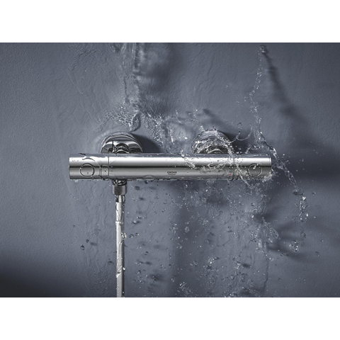 GROHE Grohtherm 800 mitigeur de douche cosmopolite thermostatique sans inverseur avec maillons chrome SW444350