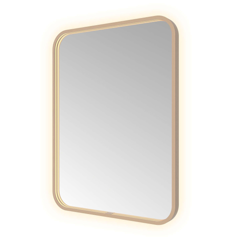 Hotbath &MORE spiegel – rechthoek – 60x80 cm – directe LED – dimbaar – Koper geborsteld PVD SW1246141