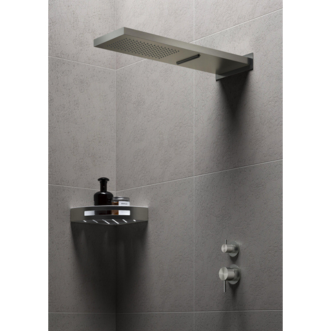 Hotbath Archie Opbouw cascade - mat RVS SW230372