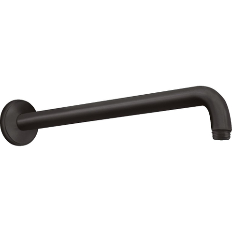 Hansgrohe Douchearm - zonder kogelgewricht G1/2 - 39cm 90graden - inclusief rozet - mat zwart SW492798