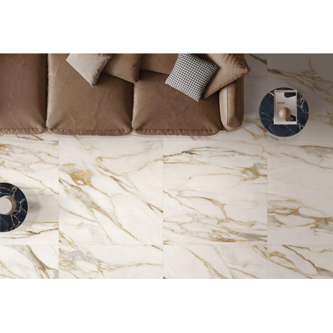 Ceralto Carraro Vein Carrelage de sol - 59.6x119.4cm - 8.5mm - rectifié - Calacatta venna oro SW787189