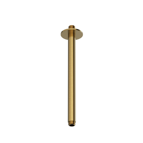 Hotbath Ace Plafondbuis - 30cm - rond - PVD - geborsteld messing (goud) SW1117727