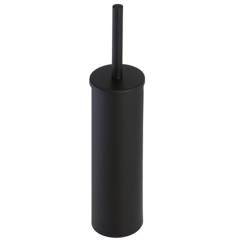 Geesa Nemox Toiletborstel Black Closetborstelgarnituur wandmontage - zwarte borstelkop - zwart SW104298