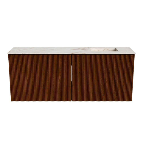 Mondiaz JOYA-DLUX 100cm meuble de toilette - couleur Ruby - Vasque FAYE position Droite 1 trou de robinet couleur Frappe. SW1423475