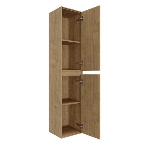 Saniclass Holz Atelier Hoge kast - 140x38x38cm - 2 deuren - Eiken natural SW1420816