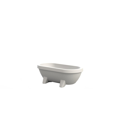 Gardentub Baignoire îlot (extérieur) - 194x94x66cm - synthétique - compatible à l'extérieur - blanc mat SW1017090
