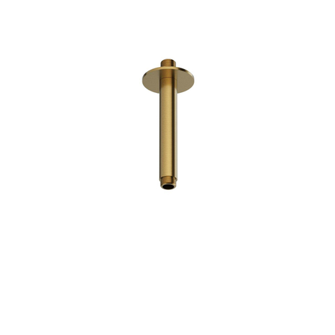 Hotbath Ace Plafondbuis - 15cm - rond - PVD - geborsteld messing (goud) SW1117737