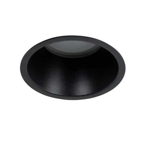 QAZQA Dept inbouwspot - 10.5x10.5x10.4cm - dimbaar - IP44 - mat zwart SW1187255