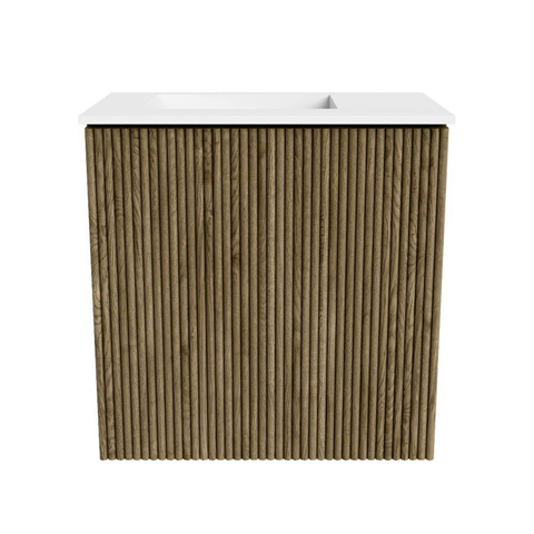Mondiaz JOYA 40cm toiletmeubel - kleur Dusk - Wastafel FAYE positie Links 1 kraangat kleur Talc. SW1421546