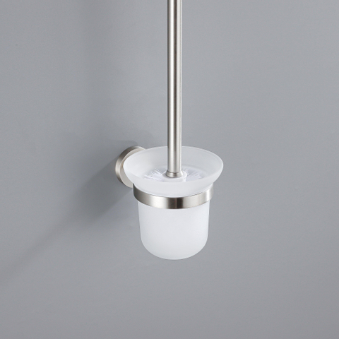 Fortifura Calvi toiletborstelhouder rond - PVD - geborsteld RVS SW639930