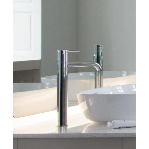 Duravit C.1 1 greeps wastafelmengkraan - 196x40x322mm - hoogglans chroom SW420714
