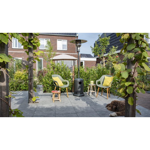 Eurom Chauffage de terrasse THG 10000 Chauffage de patio au gaz 10000 watts Noir mat SW539137