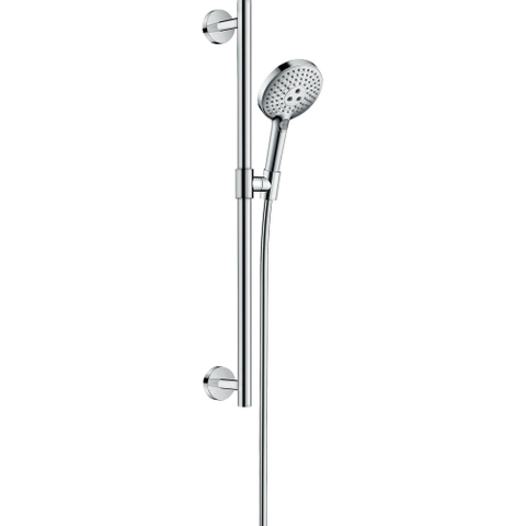 Hansgrohe Raindance Select S Doucheset - 120 - 3jet - met Unica Comfort - glijstang 65cm - hoogglans chroom SW66603