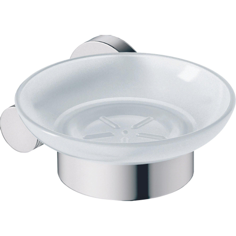 Duravit D-code Zeephouder - glas rechts - hoogglans chroom GA49406
