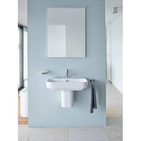 Duravit Karree 2-lids handdoekhouder - 45 cm - hoogglans chroom SW55123