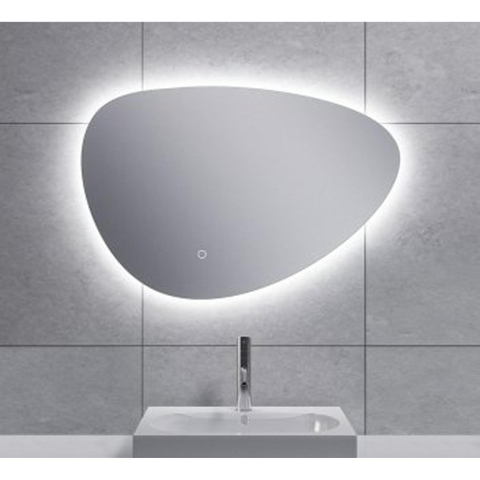 Wiesbaden Uovo Spiegel ovaal - met LED dimbaar en spiegelverwarming - 70cm SW484782