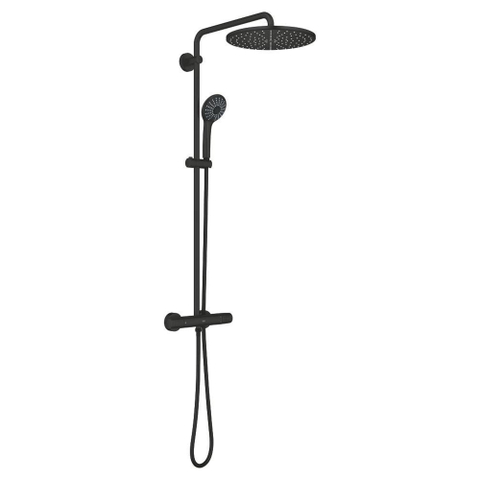 Grohe Vitalio Joy Shower System Douchesysteem - met thermostaatkraan - matte black (mat zwart) SW1440575