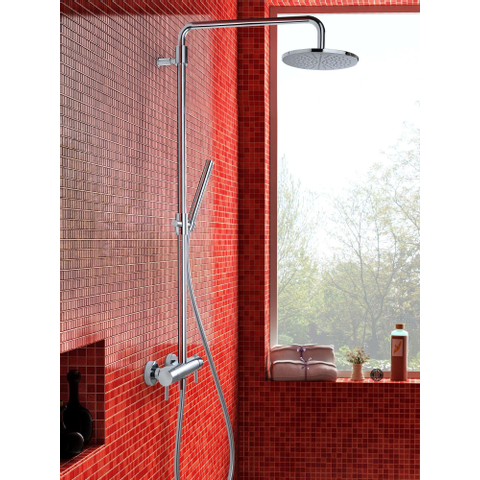 Hotbath Buddy 3 standen - wandarm - 20cm - geborsteld nikkel (RVS) SW18685