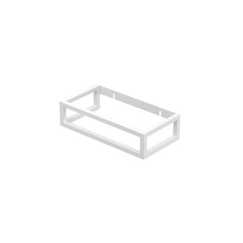 INK Versus Frame 36x18x9cm - pour lavabo - Versus acier blanc mat SW486854