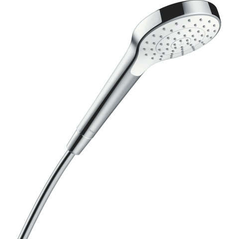 Hansgrohe Croma select s Handdouche - 1jet - ecosmart Green 1/2x - diameter 11cm - met rain regenstraal (7L/min)wit/chroom - wit chroom 0605325