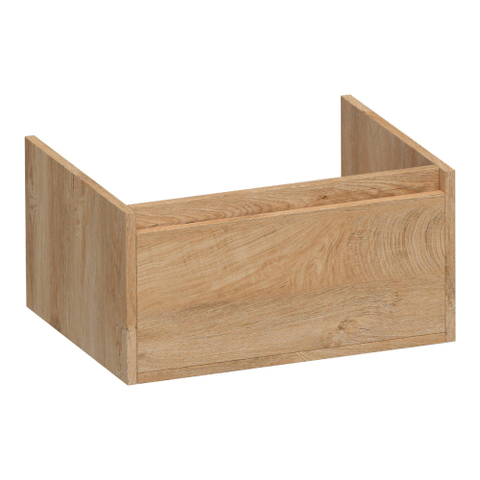 BRAUER Hope Meuble sous-lavabo - 59x30x45.5cm - 1 tiroir à fermeture douce sans poignée - 1 découpe pour siphon - Forest Tan SW1198828