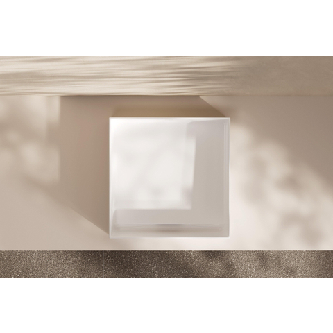 Hansgrohe Xuniva opzetwaskom - 40x40x12cm - vierkant - wit SW1413646