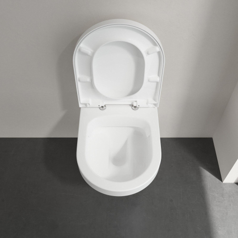 Villeroy & Boch Architectura pack combiné à fond creux directflush avec abattant softclose et quick release ceramic+ blanc SW448414