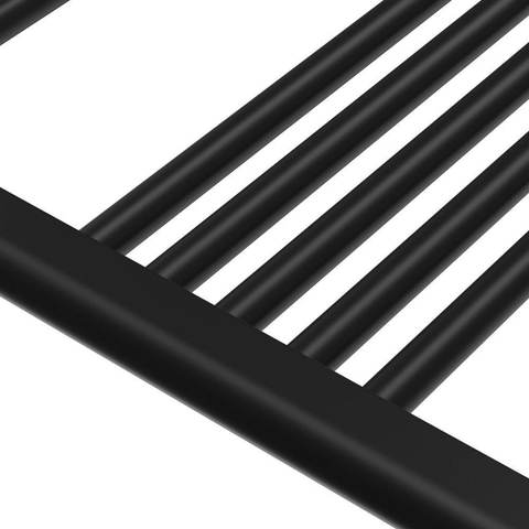 Radiateur Rosani Classic 60x80cm droit raccordement central 362watt noir mat SW728262