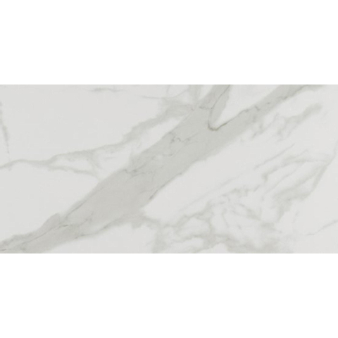 Vtwonen Classic vloer- en wandtegel - 30x60cm - 10mm - gerectificeerd - R9 - marmerlook - mat white (wit) SW367707