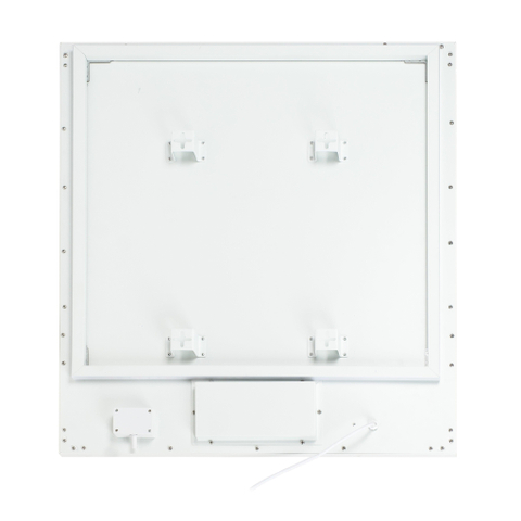 Eurom Sani 400 Mirror miroir – 80 x 70 cm – LED indirecte tout autour – chauffage infrarouge 400 W – Blanc mat SW1225233
