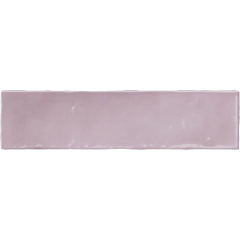 ÉCHANTILLON Terravito Quivaro carreau mural - 6.5x26cm - Pink brillant (rose) SW1130584
