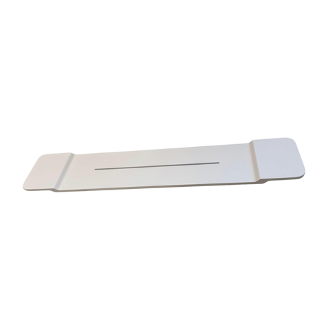 FugaFlow Eccelente Acces tablette de bain - 95x15 cm - solid surface - blanc SW1587851