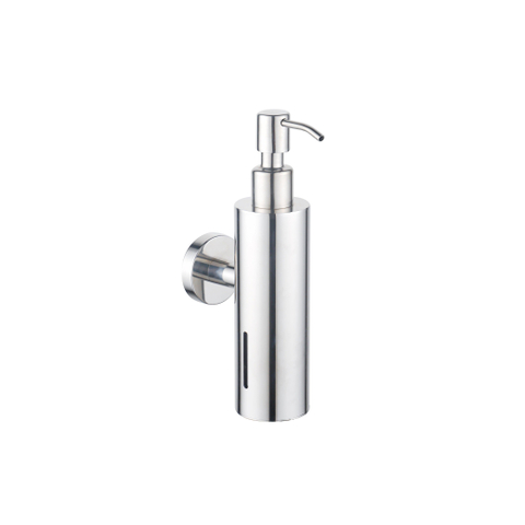 Fortifura Calvi zeepdispenser - wand - rond - chroom OUTLETSTORE STORE43568