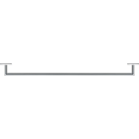 Duravit Karree Handdoekhouder - 80cm - hoogglans chroom SW55125
