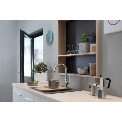 Hansgrohe Focus m42 Eengreeps keukenmengkraan - 220 - hoogglans chroom SW241697