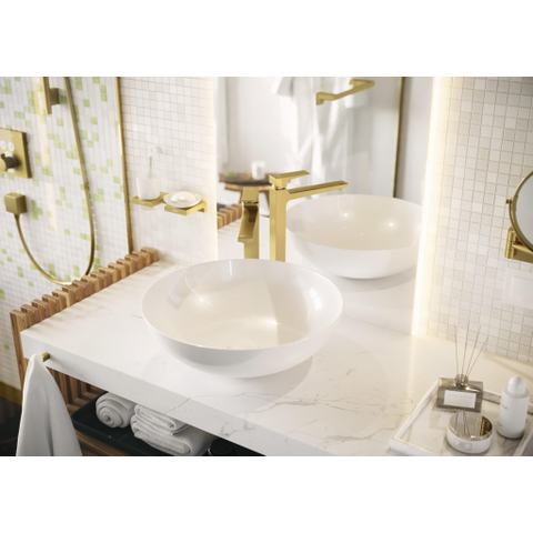 Hansgrohe AddStoris Q handdoekhaak enkel - goud SW647639