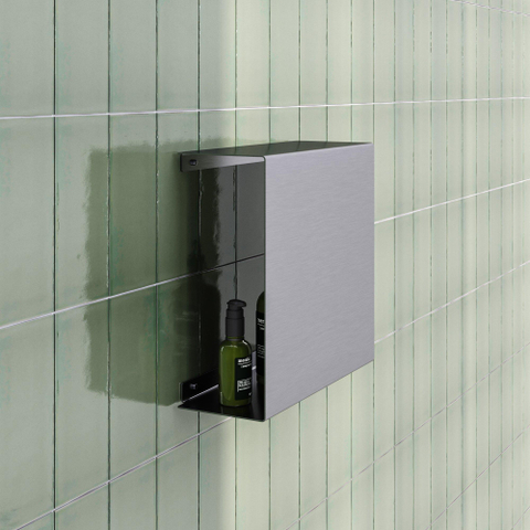 Brauer opbouwnis - 25x25cm - RVS geborsteld SHOWROOMMODEL SHOW26186