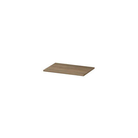 INK Topdeck Wastafelblad - 60x40x1.6cm - tbv onderkast - MFC - Zuiver eiken SW493444