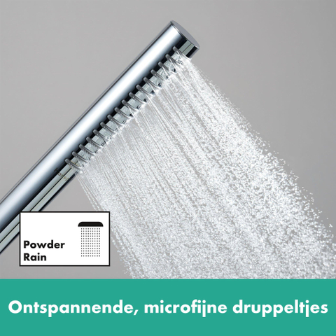 Hansgrohe Pulsify s Doucheset - 100 - 1jet - ecosmart - glijstang 90cm - hoogglans chroom SW918129