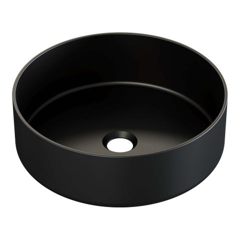 BRAUER Circle Vasque à poser - 36x36cm - ronde - céramique - noir mat SW721033