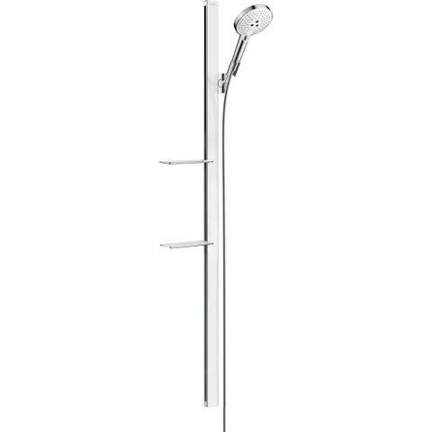Hansgrohe Raindance Select S Unica - doucheset - glijstang - raindance - select S - 120 - 3jet - handdouche - zeepschaal - 150cm - doucheslang - 160cm - hoogglans chroom SW157207
