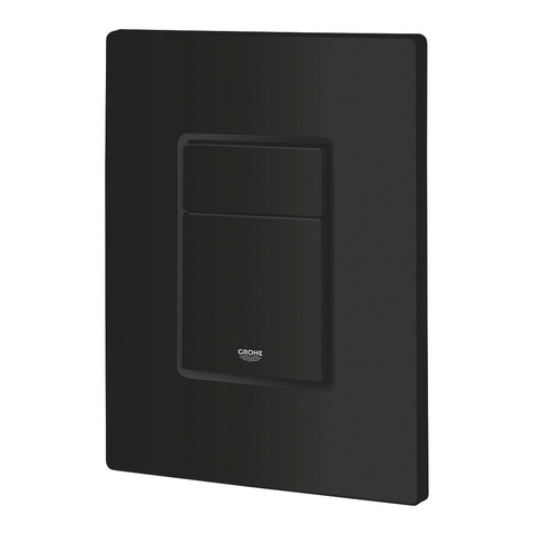 Grohe Even Bedieningsplaat - dualflush - 15.6x19.7 - ABS - long life - matte black (mat zwart) SW924653
