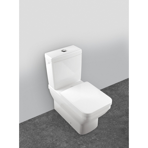 Villeroy & Boch Architectura closetzitting - met deksel - softclose - quickrelease - White Alpine (glans wit) 0124390