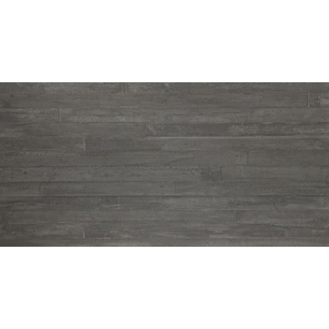Vtwonen Tegels Raw Decor-strip - 60x120cm - 9.5mm - gerectificeerd - Anthracite SW670120